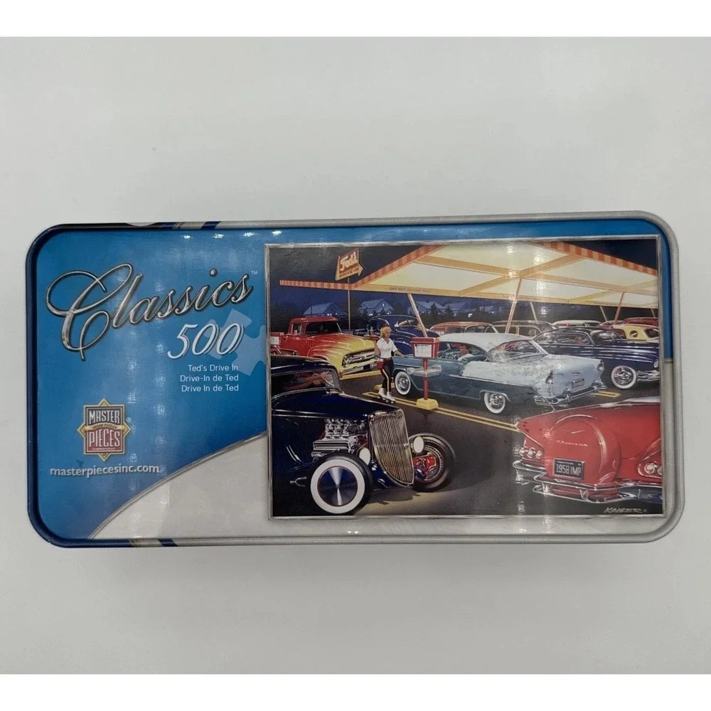 MasterPieces Classics 500 Piece Collectible Car Puzzle Ted's Drive In 55‎ Chevy